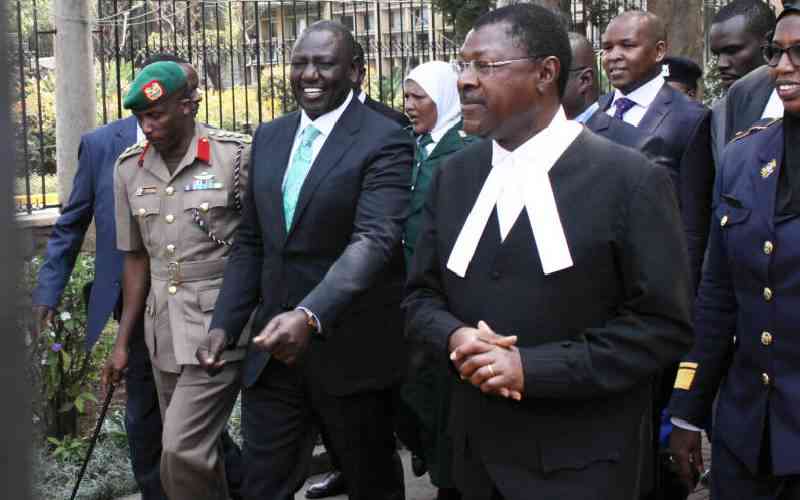 When President William Ruto made an impromptu visit at the National Assembly, a day before Speaker Moses Wetangula declared Kenya Kwanza as the majority side in the chambers.